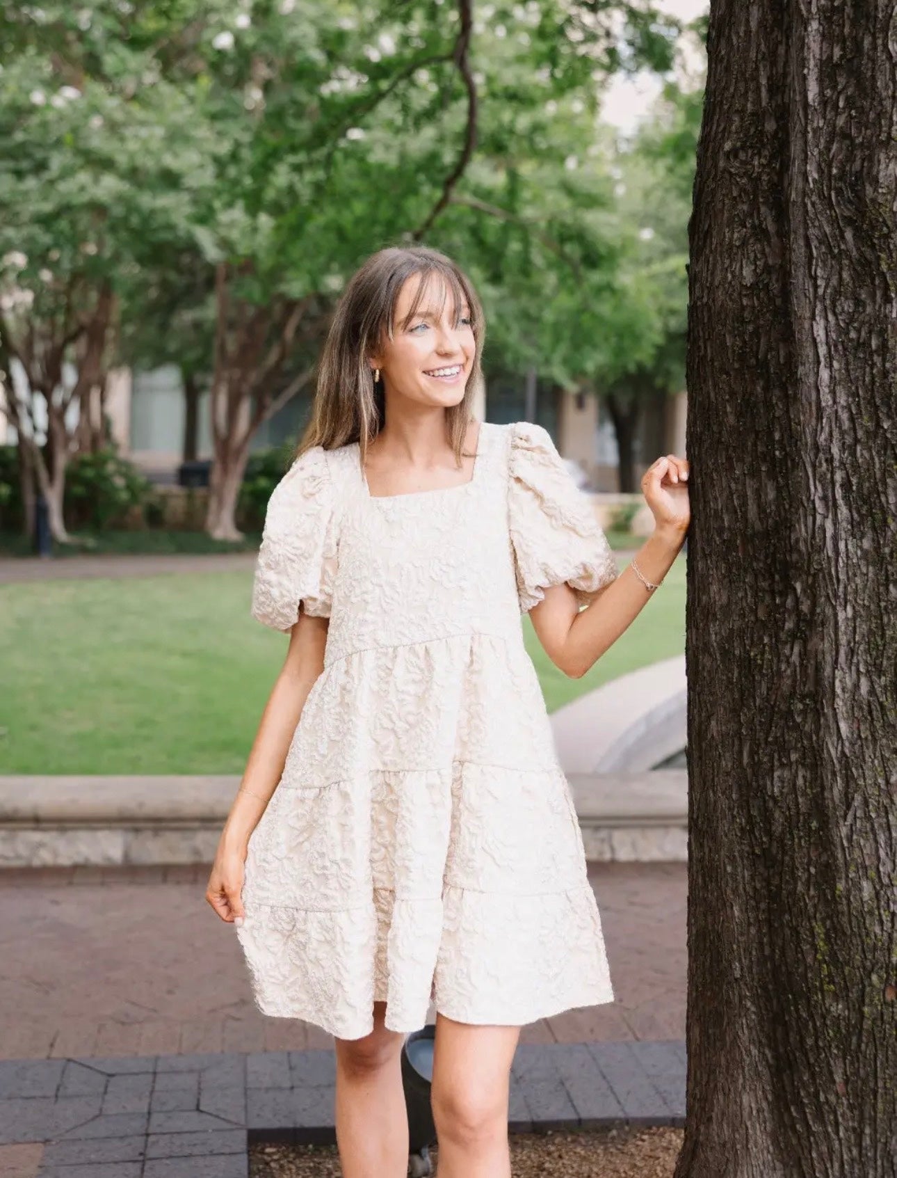 Dolly Doll Jacquard Mini Dress | Moonflower Boutique Website